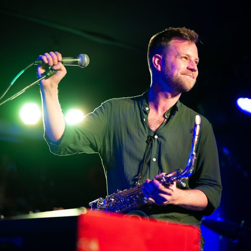 Nate Hopkins, dueling pianist at Bobby McKey's